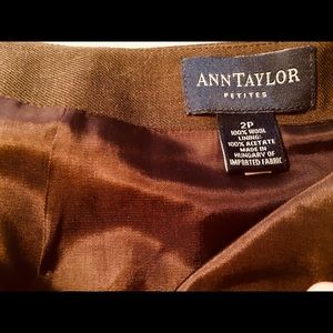 Vintage Ann Taylor 100% Wool ~ A-Line Full Skirt